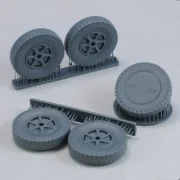 AS42 - Sahariana wheels set, 1/35 - Royal Model RM1156 AS42 - Sahariana wheels set, 1/35 - Royal Model RM1156
