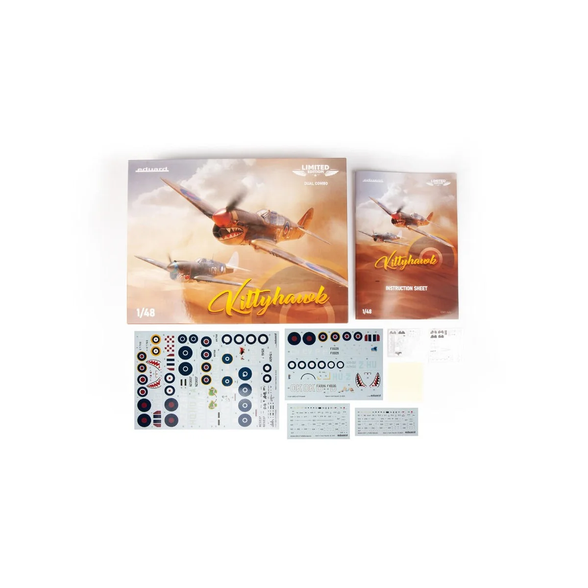 KITTYHAWK DUAL COMBO, 1/48 - Eduard Plastic Kits 11187 KITTYHAWK DUAL COMBO, 1/48 - Eduard Plastic Kits 11187
