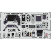 Bf 109G-6 interior for Airfix, 1/24 - Eduard Accessories 23045