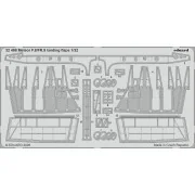 Meteor F.8/FR.9 landing flaps for Revell, 1/32 - Eduard Accessories...