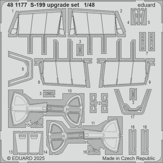 S-199 upgrade set for Eduard - Eduard Accessories 481177