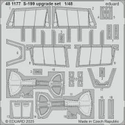 S-199 upgrade set for Eduard, 1/48 - Eduard Accessories 481177