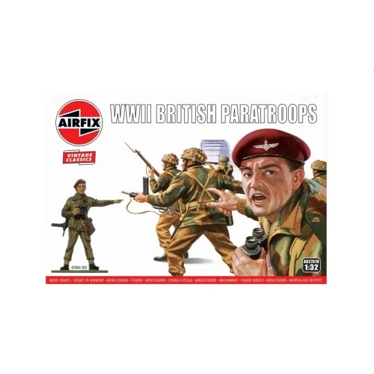 WWII British Paratroops, 1/32 - Airfix A02701V WWII British Paratroops, 1/32 - Airfix A02701V