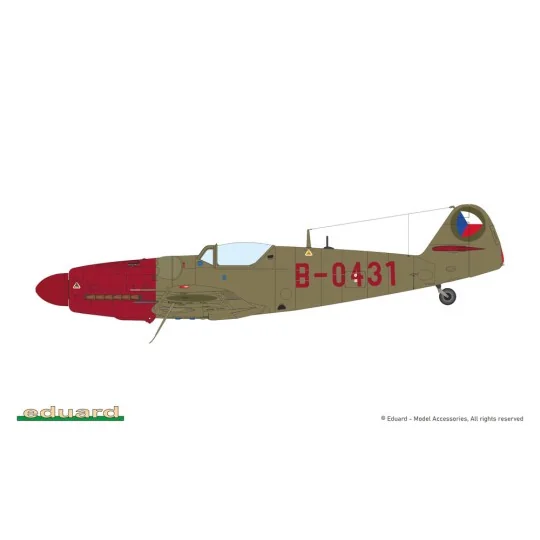Avia S-199 bubble canopy, 1/48 - Eduard Plastic Kits 948012 Avia S-199 bubble canopy, 1/48 - Eduard Plastic Kits 948012