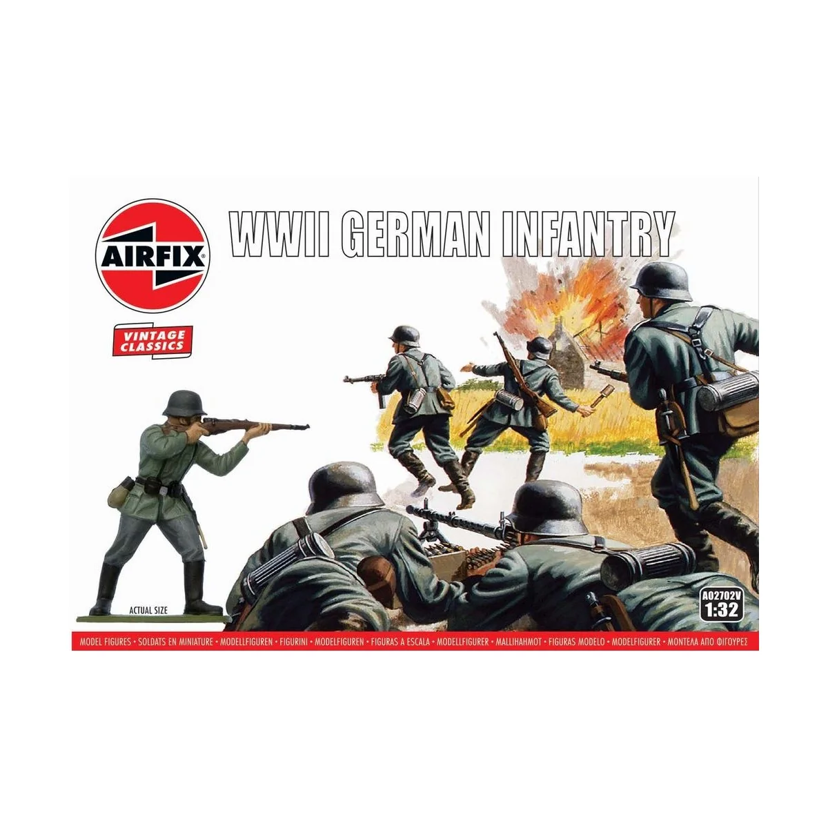 WIWII German Infantry, 1/32 - Airfix A02702V