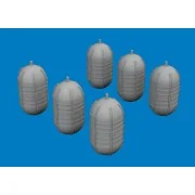 WWII USAAF oxygen tank G-1 PRINT - Eduard Accessories 672397