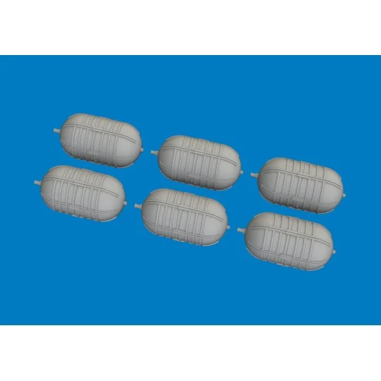 WWII USAAF oxygen tank G-1 PRINT, 1/72 - Eduard Accessories 672397