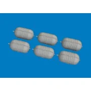 WWII USAAF oxygen tank G-1 PRINT, 1/72 - Eduard Accessories 672397