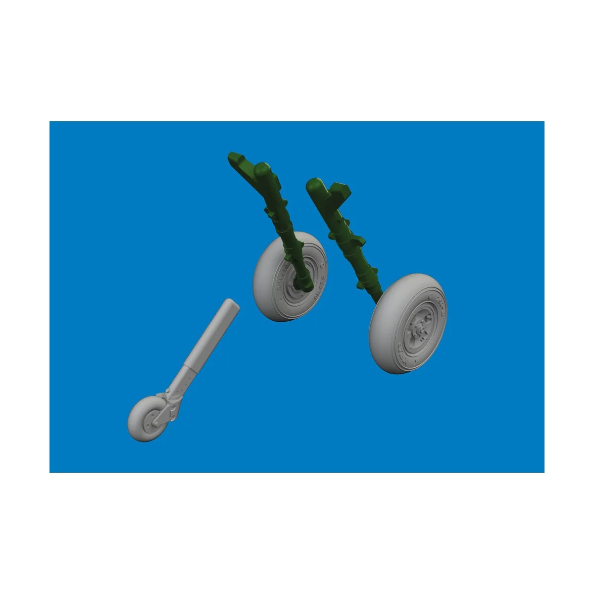 Spitfire Mk.V wheels for Eduard, 1/72 - Eduard Accessories 672434