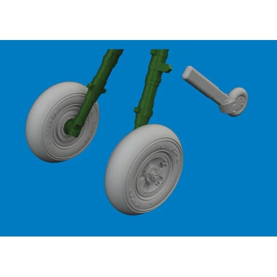 Spitfire Mk.V wheels for Eduard, 1/72 - Eduard Accessories 672434