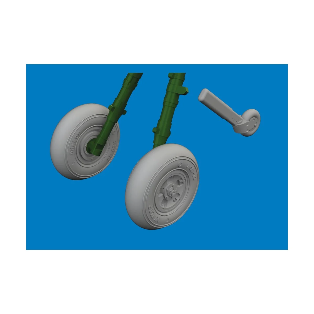 Spitfire Mk.V wheels for Eduard, 1/72 - Eduard Accessories 672434