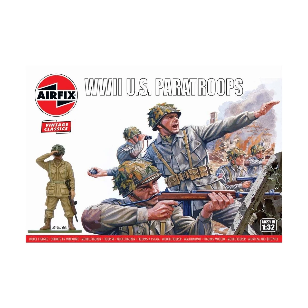 WWII U.S. Paratroops, 1/32 - Airfix A02711V WWII U.S. Paratroops, 1/32 - Airfix A02711V