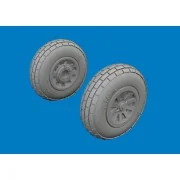 P-51D wheels block tread for Arma Hobby - Eduard Accessories 672442