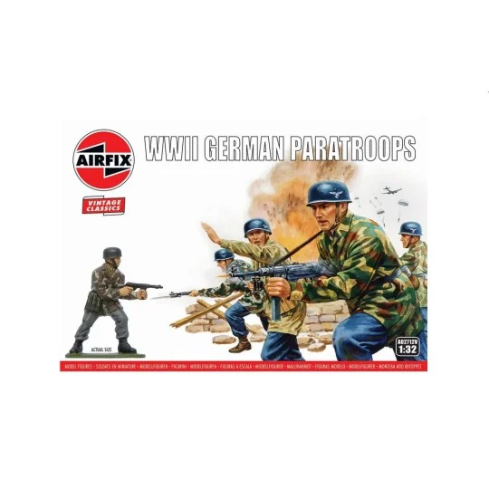 WWII German Paratroops, 1/32 - Airfix A02712V