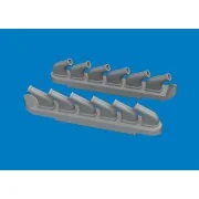 P-51D exhaust stacks PRINT for Arma Hobby, 1/72 - Eduard Accessorie...