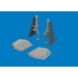 P-51D undercarriage legs PRINT for Arma Hobby, 1/72 - Eduard Access...