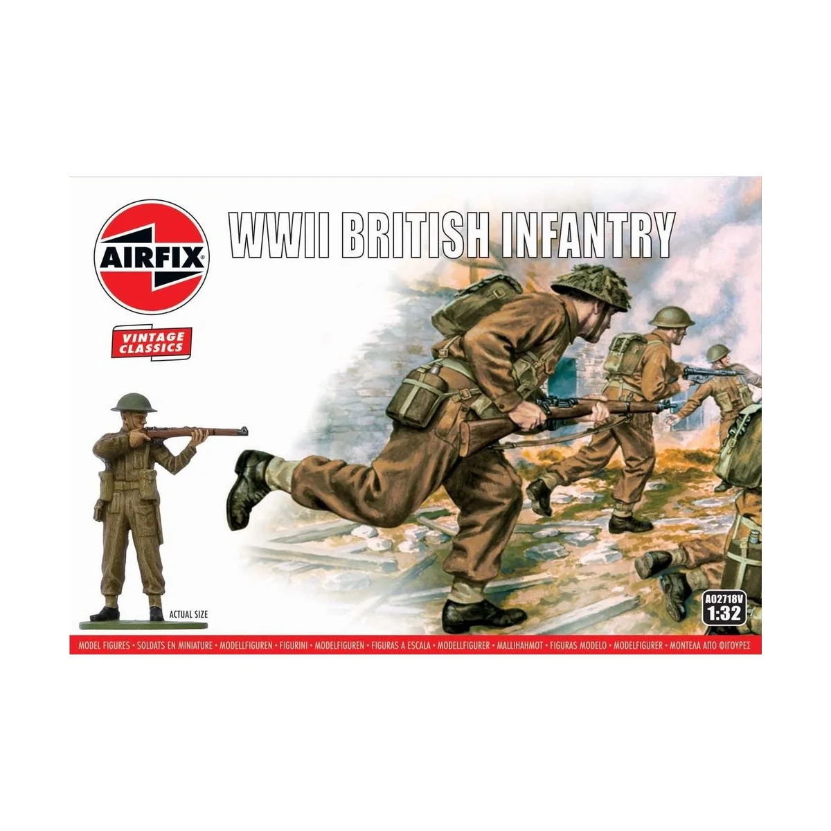 WWII British Infantry, 1/32 - Airfix A02718V