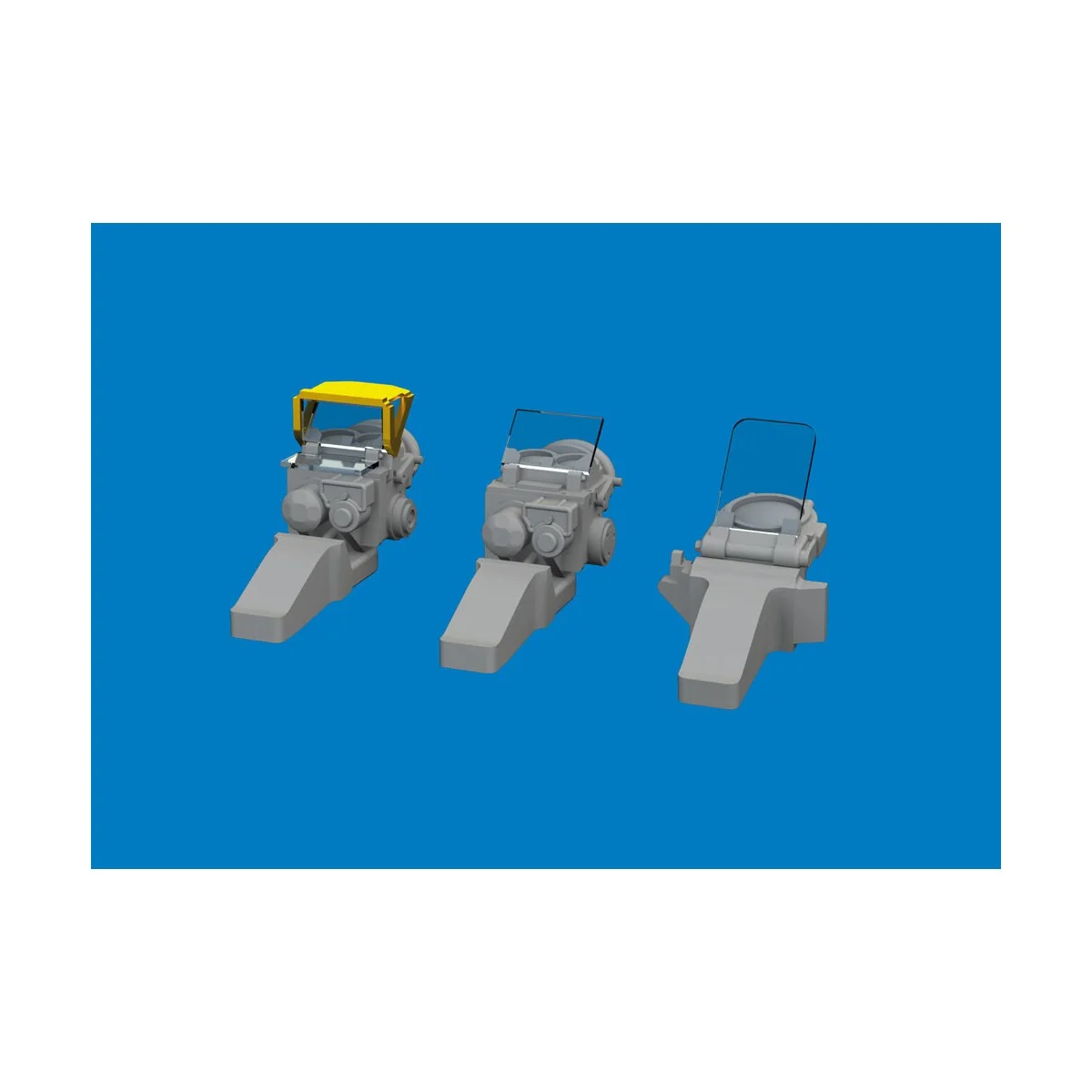 P-51D gun sights PRINT for Arma Hobby, 1/72 - Eduard Accessories 67...