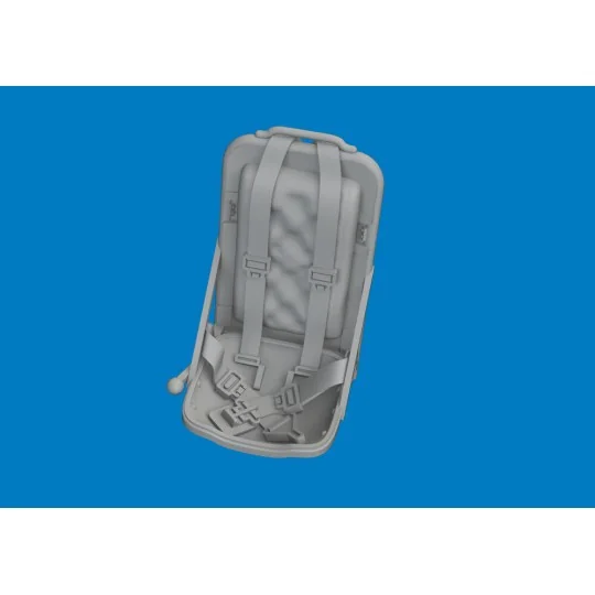 P-51D seat w/ integral seat belts PRINT for Arma Hobby, 1/72 - Edua... P-51D seat w/ integral seat belts PRINT for Arma Hobby, 1/72 - Edua...