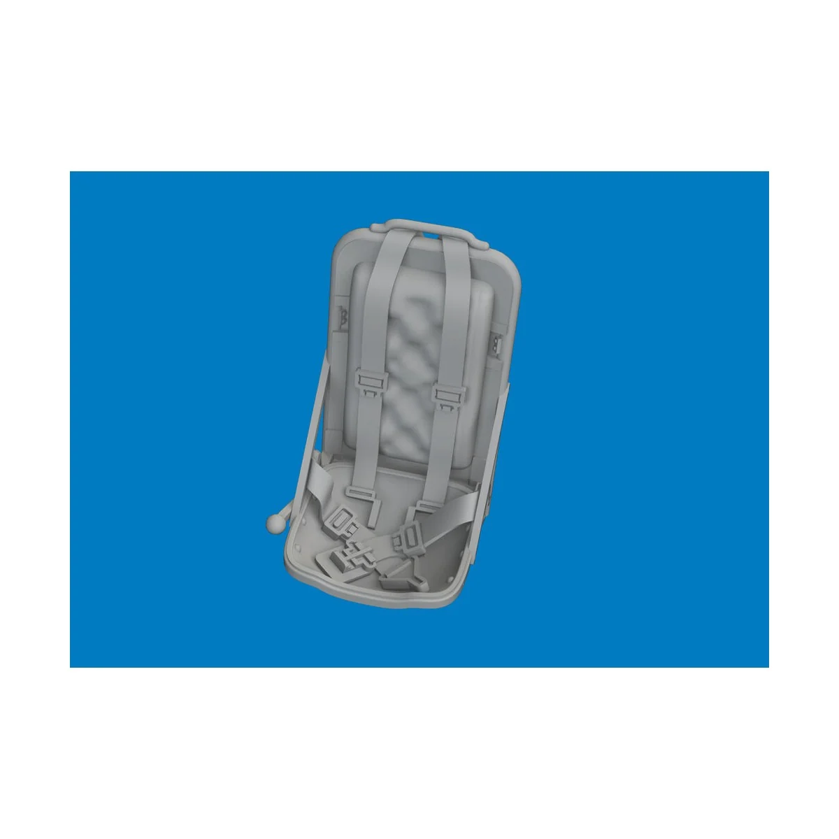 P-51D seat w/ integral seat belts PRINT for Arma Hobby - Eduard Acc...
