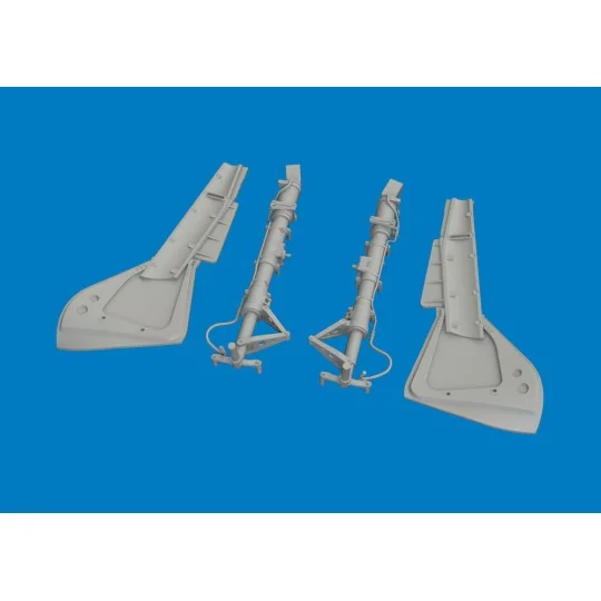 Fw 190 undercarriage legs PRINT for Revell, 1/32 - Eduard Accessori...