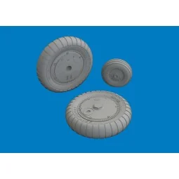 Bf 109G-6 wheels for Revell, 1/32 - Eduard Accessories 632215
