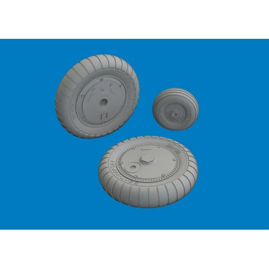 Bf 109G-6 wheels for Revell, 1/32 - Eduard Accessories 632215