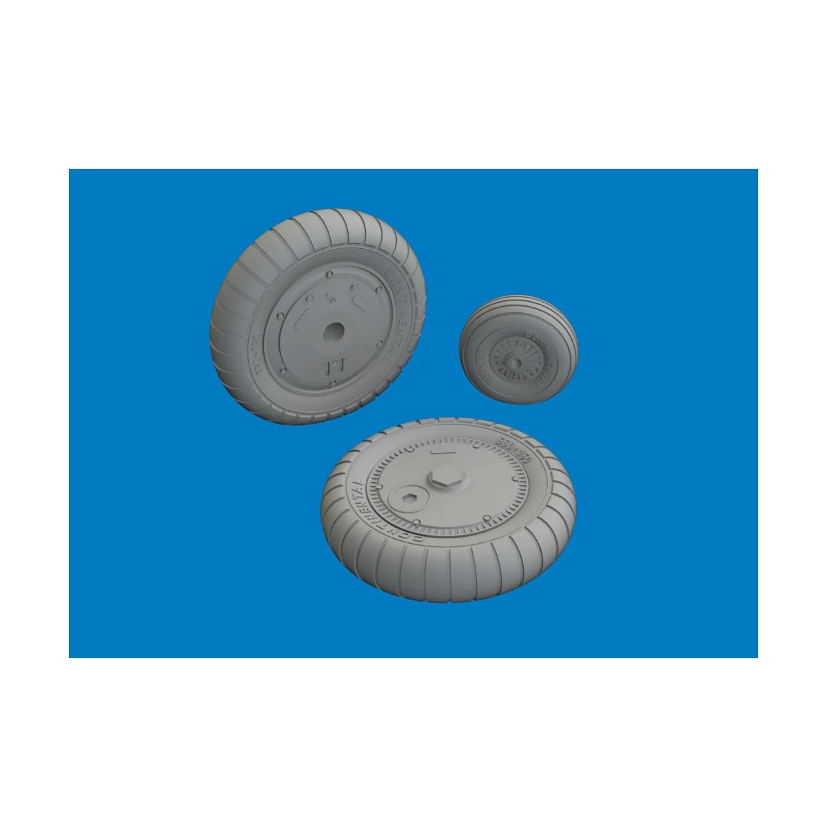 Bf 109G-6 wheels for Revell, 1/32 - Eduard Accessories 632215