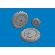 Bf 109G-6 wheels for Revell, 1/32 - Eduard Accessories 632215