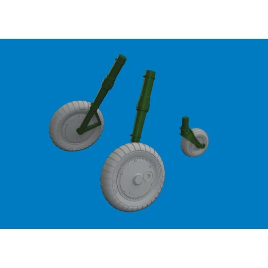 Bf 109G-6 wheels for Revell, 1/32 - Eduard Accessories 632215