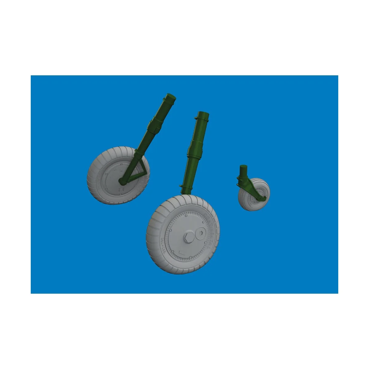 Bf 109G-6 wheels for Revell, 1/32 - Eduard Accessories 632215