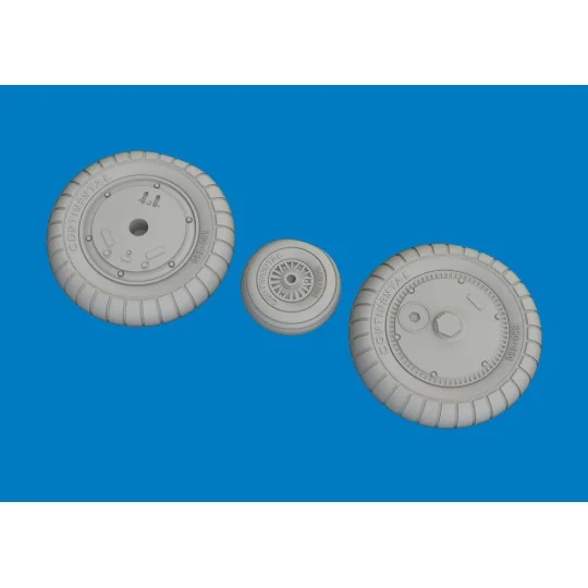 Bf 109G-6 wheels for Revell, 1/32 - Eduard Accessories 632215