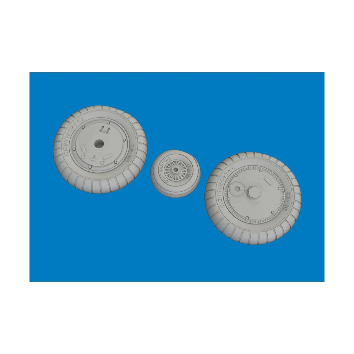 Bf 109G-6 wheels for Revell, 1/32 - Eduard Accessories 632215
