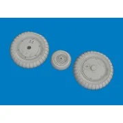 Bf 109G-6 wheels for Revell, 1/32 - Eduard Accessories 632215