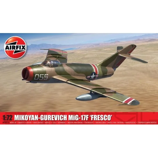 Mikoyan-Gurevich MiG-17F 'Fresco', 1/72 - Airfix A03091A