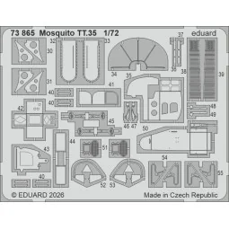 Mosquito TT.35 for Airfix, 1/72 - Eduard Accessories 73865