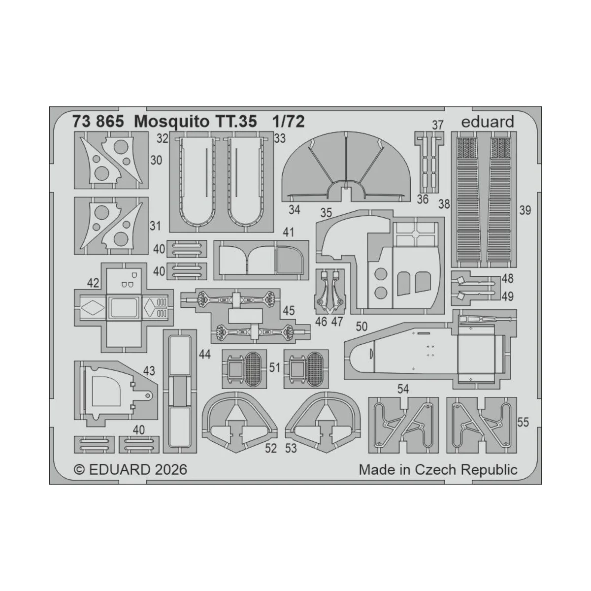 Mosquito TT.35 for Airfix, 1/72 - Eduard Accessories 73865