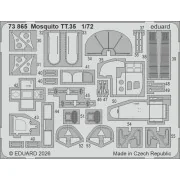 Mosquito TT.35 for Airfix, 1/72 - Eduard Accessories 73865
