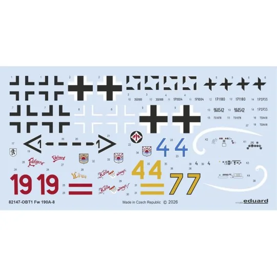 Fw 190A-8, 1/48 - Eduard Plastic Kits 82147