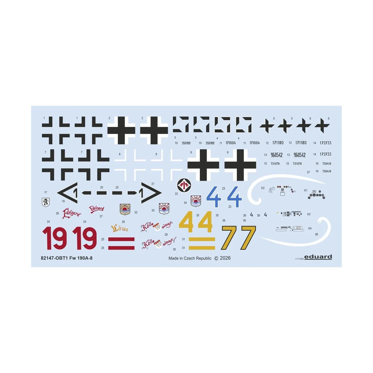 Fw 190A-8, 1/48 - Eduard Plastic Kits 82147