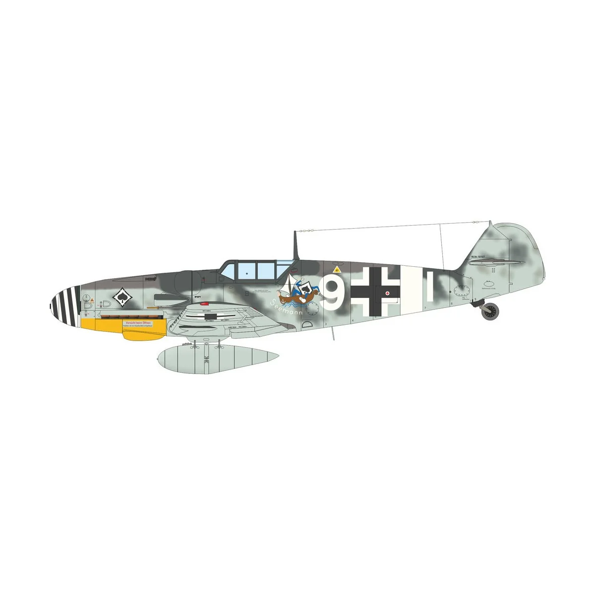 Bf 109G-6, 1/48 - Eduard Plastic Kits 82167