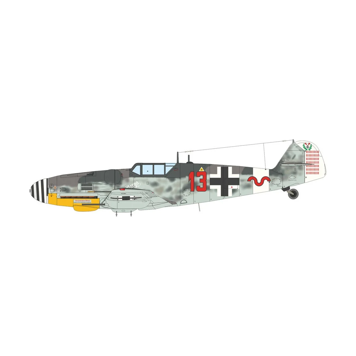 Bf 109G-6, 1/48 - Eduard Plastic Kits 82167