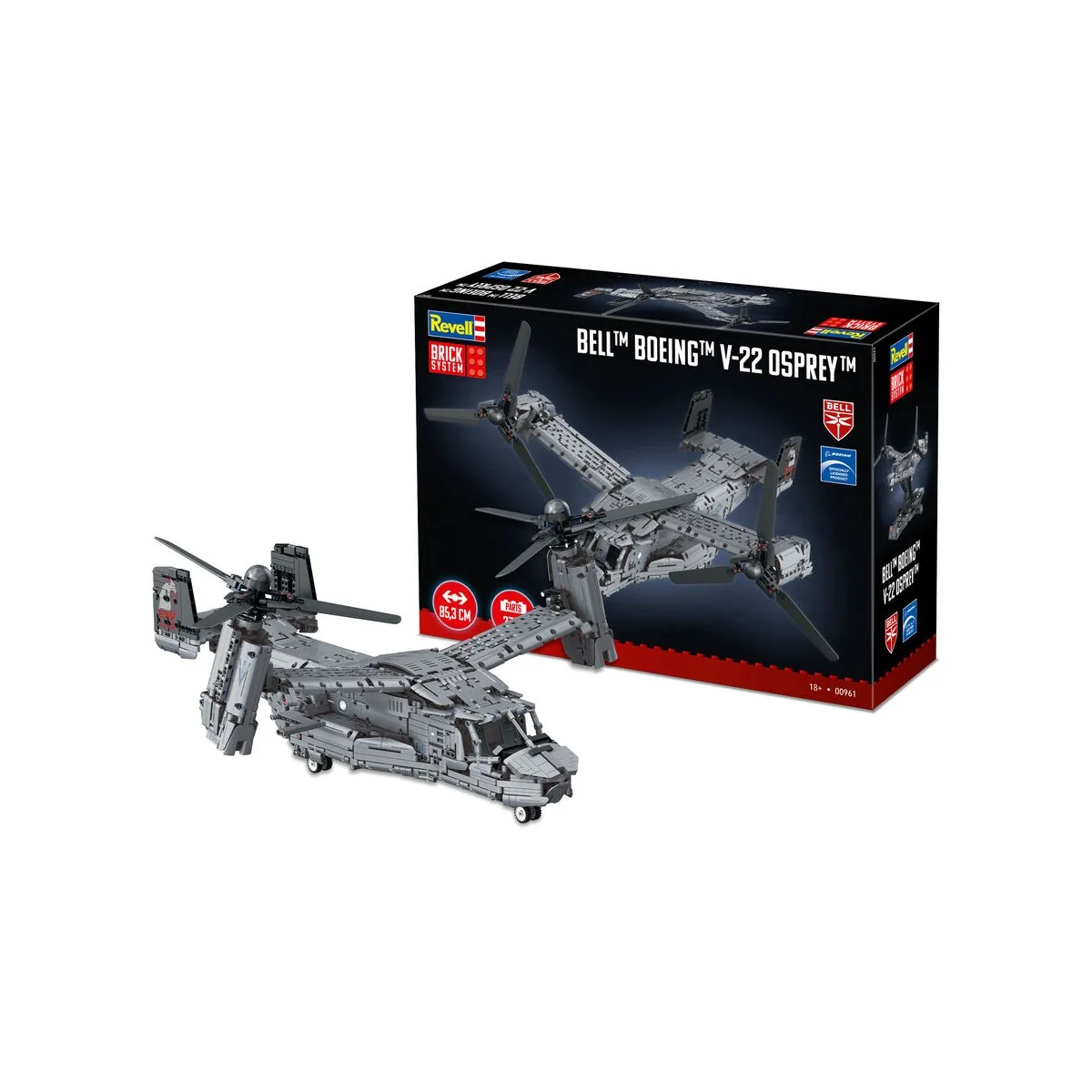Bell Boeing V-22 Osprey - Brick System, 1/25 - Revell 00961 Bell Boeing V-22 Osprey - Brick System, 1/25 - Revell 00961