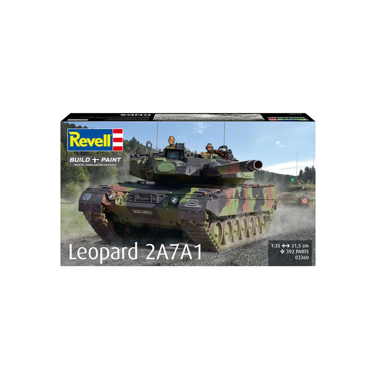 Leopard 2A7A1, 1/35 - Revell 03360 Leopard 2A7A1, 1/35 - Revell 03360