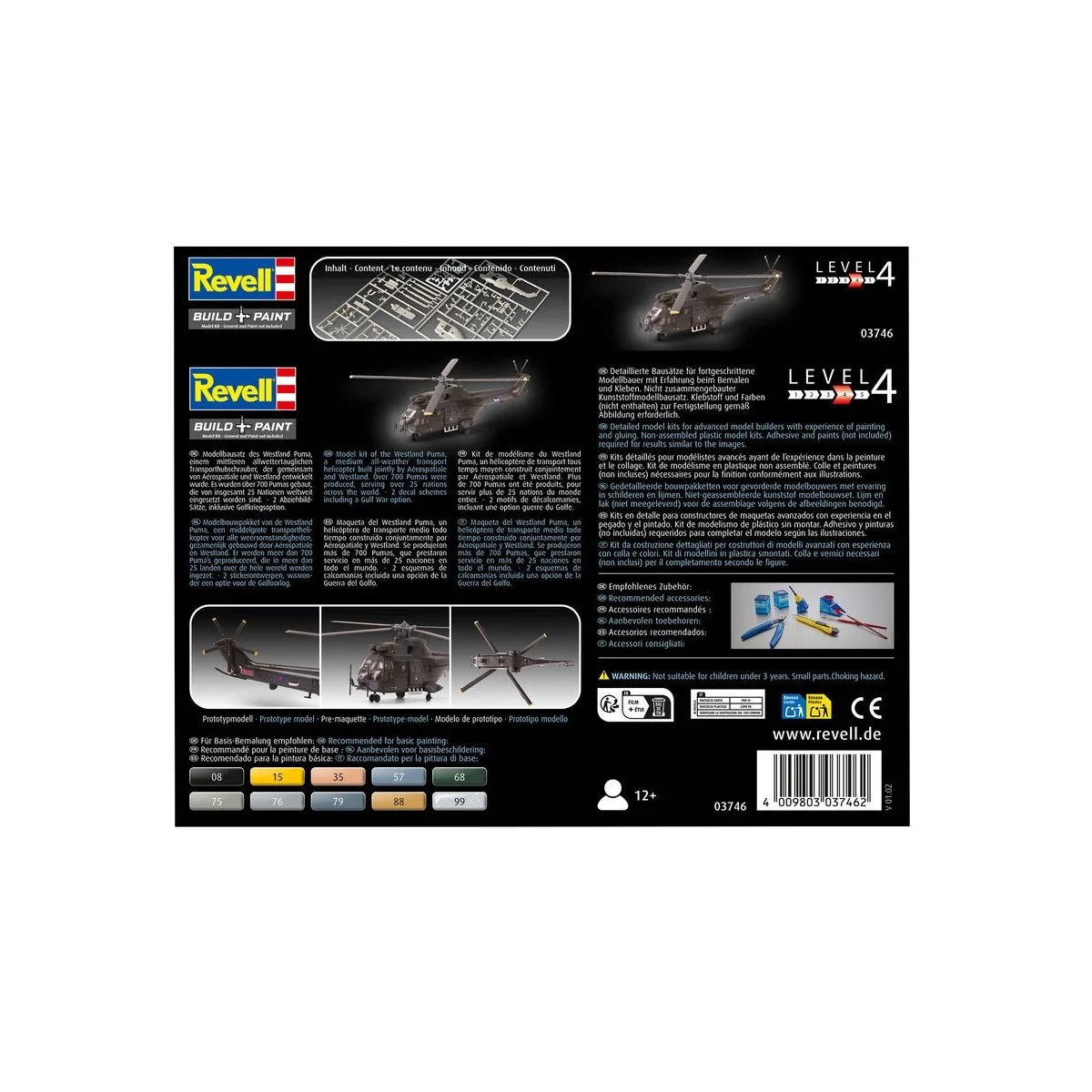 Westland Puma HC.1, 1/144 - Revell 03746 Westland Puma HC.1, 1/144 - Revell 03746