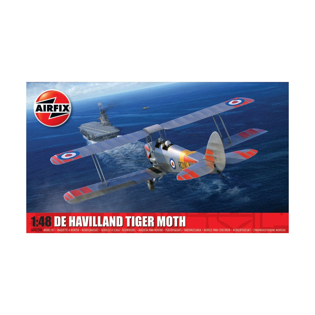 De Havilland Tiger Moth, 1/48 - Airfix A04104A De Havilland Tiger Moth, 1/48 - Airfix A04104A