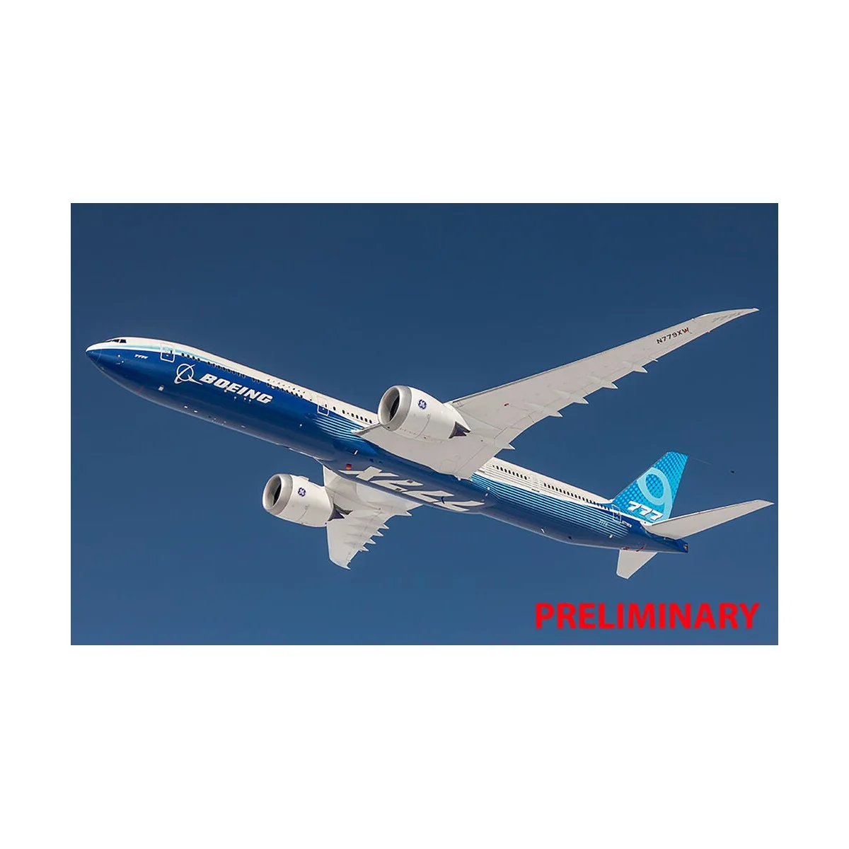 Boeing 777-9, 1/144 - Revell 03748
