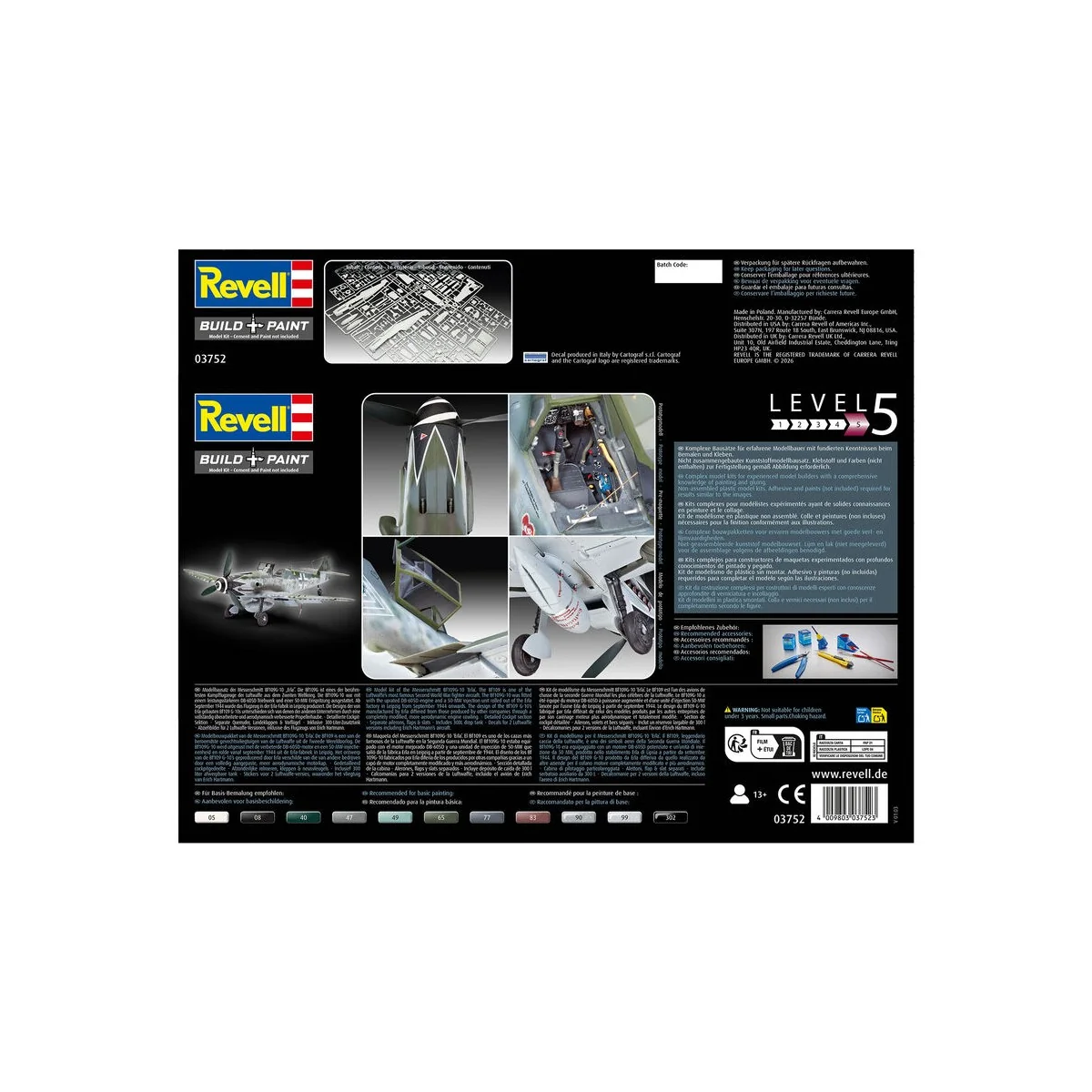 Messerschmitt Bf109G-10 Erla, 1/32 - Revell 03752 Messerschmitt Bf109G-10 Erla, 1/32 - Revell 03752