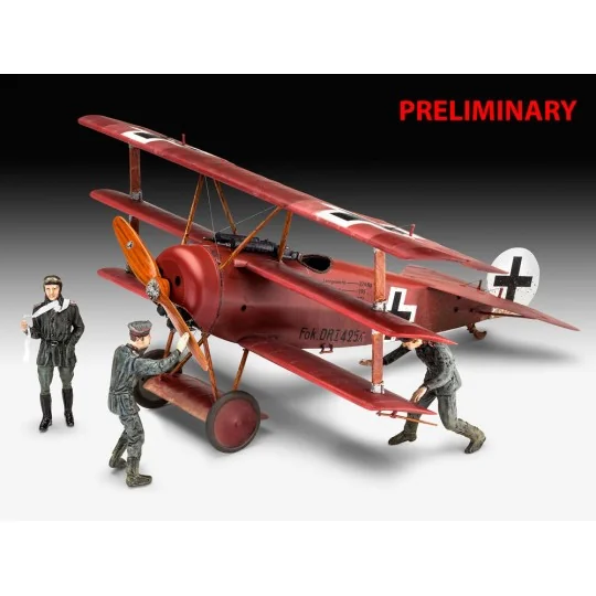 Fokker Triplane DR.1 - 75 Years Plastic Modelling, 1/28 - Revell 03762 Fokker Triplane DR.1 - 75 Years Plastic Modelling, 1/28 - Revell 03762