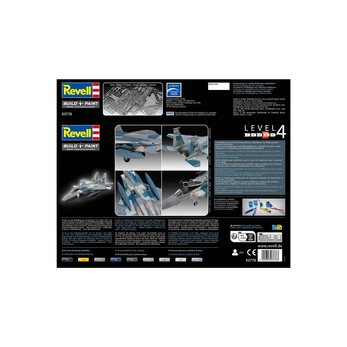 Boeing F-15C Eagle, 1/72 - Revell 03778